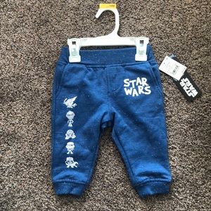 12 Months Star Wars sweatpants blue speckled
